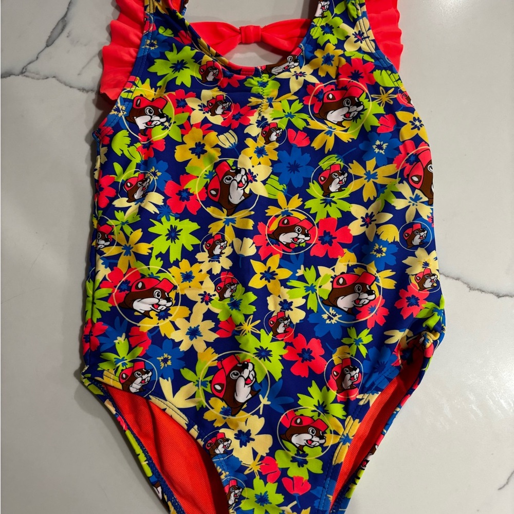 Buc-ees Colorful Kids Swimwear
